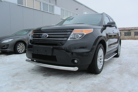 Защита переднего бампера d76 Ford Explorer (2012-2015) FEX002