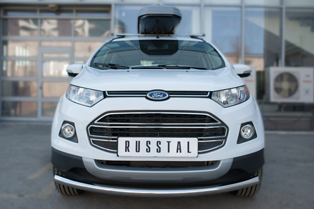 Защита переднего бампера d63 дуга RUSSTAL Ford Ecosport (2014-2019) FEZ-002053