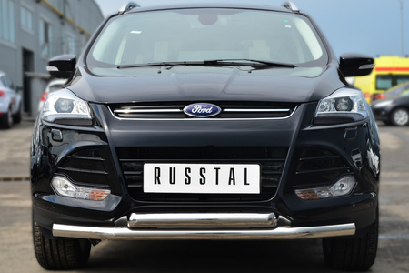 Защита переднего бампера d63 секции - d63 дуга RUSSTAL Ford Kuga (2012-2015) FGZ-001377