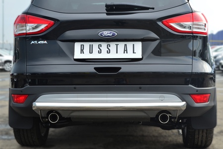 Защита заднего бампера d63 дуга RUSSTAL Ford Kuga (2012-2015) FGZ-001383