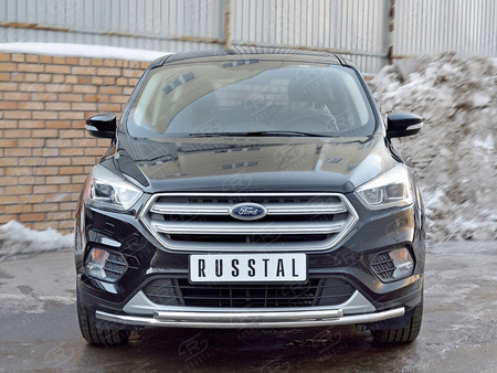 Защита переднего бампера d42 секции-d42 дуга RUSSTAL Ford Kuga (2016-2019) FGZ-002594
