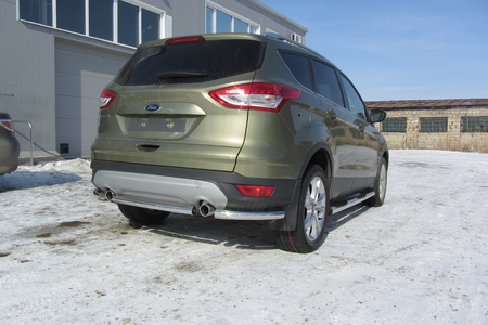 Защита заднего бампера d57 Ford Kuga (2013-2016) FKG13-008