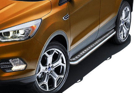 Защита порогов d57 с листом Ford Kuga (2016-2020) FKG16-004