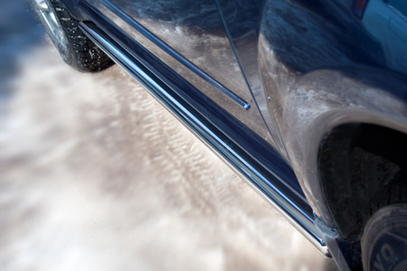 Пороги труба d63 вариант 3 RUSSTAL Great Wall Hover H5 (2010-2019) GH5T-0003523