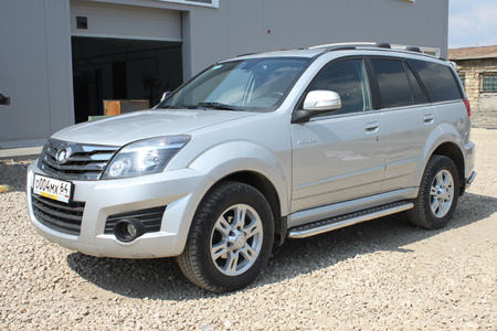 Защита порогов d42 с листом усиленная Great Wall Hover H5 (2010-2014) GWHN-H3-005