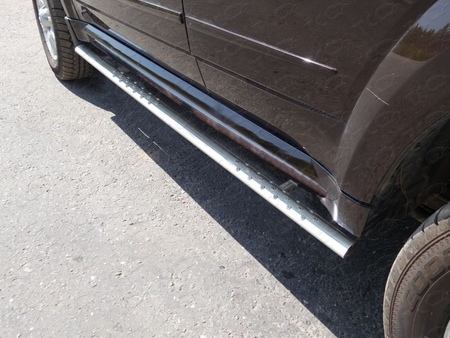 Пороги овальные с проступью 75х42 мм Haval H5 (2020-2021) HAVH520-22