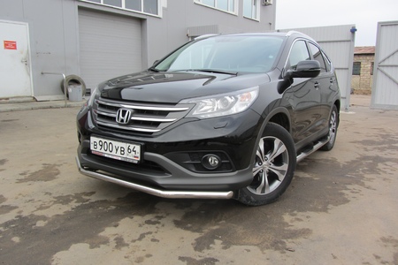 Защита переднего бампера d57 Honda CR-V (2L) (2012-2017) HCRV13-004