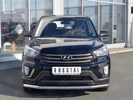 Защита переднего бампера d63 секция RUSSTAL Hyundai Creta (2016-2021) HCRZ-002417