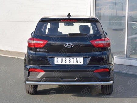 Защита заднего бампера d63 секции RUSSTAL Hyundai Creta (2016-2021) HCRZ-002431