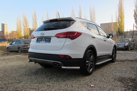 Уголки d57 Hyundai Santa Fe (2012-2018) HSFT12-011