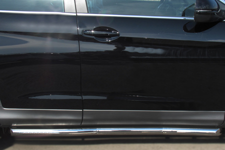 Пороги труба d63 вариант 1 (дв. 2.0) RUSSTAL Honda CR-V (2013-2015) HVT-0013401