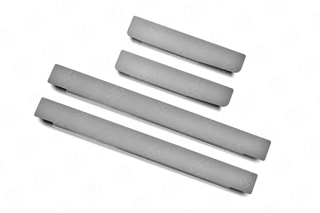 Накладки на пороги шлифованные RUSSTAL для Hyundai Creta (2016-2025) HYCER16-02