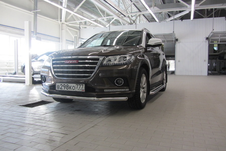 Защита переднего бампера d57 Haval H2 (2014-2020) HavH2003