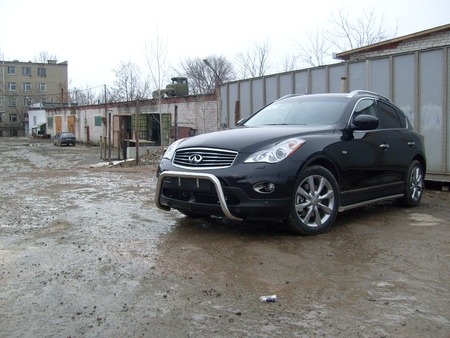 Кенгурятник d57 низкий мини Infiniti EX35 (2008-2014) IN.EX001