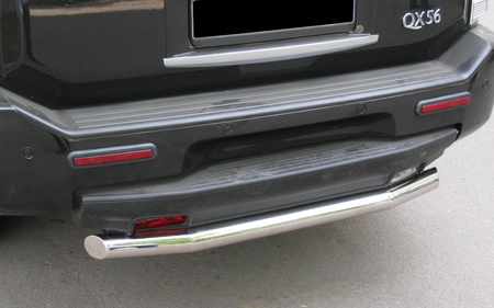 Защита заднего бампера d76секции RUSSTAL Infiniti QX56 (2004-2009) IQZ-000320