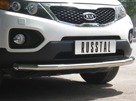 Защита переднего бампера d63 RUSSTAL Kia Sorento (2009-2011) KNZ-000002