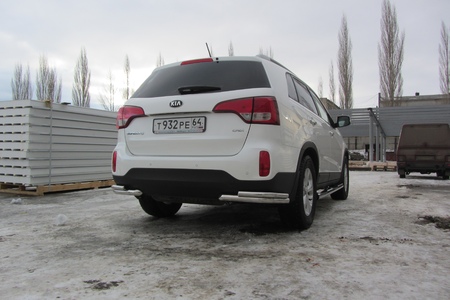 Уголки d57+d42 двойные Kia Sorento (2013-2015) KS13-013