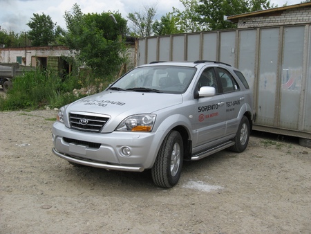 Защита переднего бампера d57 Kia Sorento NEW (2006-2010) KSR006