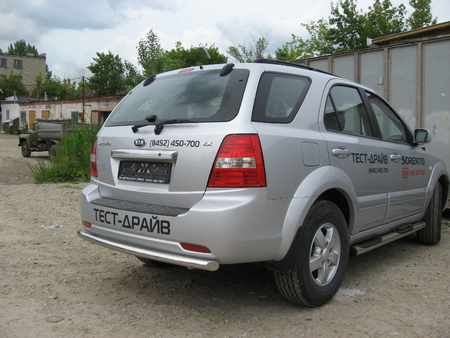 Защита заднего бампера d57 Kia Sorento NEW (2006-2010) KSR012