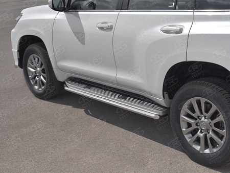 Защита порогов d42 RUSSTAL Toyota Land Cruiser Prado 150 Style (2019-2024) LCPT-003300