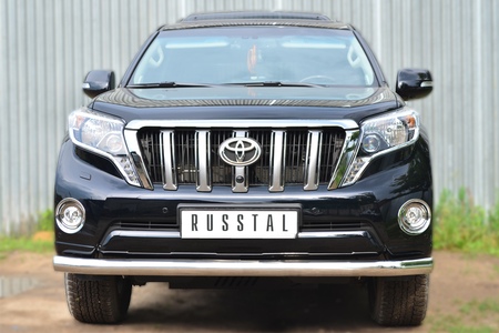 Защита переднего бампера d76 секции RUSSTAL Toyota Land Cruiser Prado 150 (2014-2017) LCPZ-001714