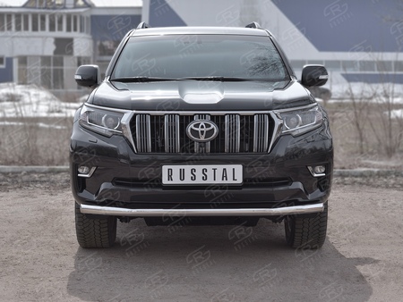 Защита переднего бампера d63 секции RUSSTAL Toyota Land Cruiser Prado 150 (2017-2021) LCPZ-002859