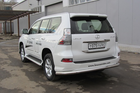 Защита заднего бампера d76 Lexus GX 460 (2013-2020) LGX13-009