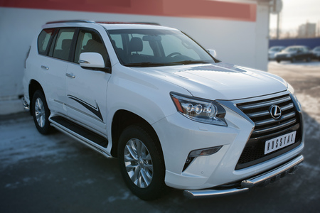 Защита порогов d42 RUSSTAL Lexus GX (2014-2019) LGXT-001845