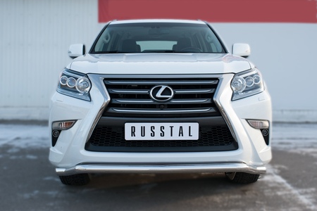 Защита переднего бампера d63 волна RUSSTAL Lexus GX (2014-2019) LGXZ-001837