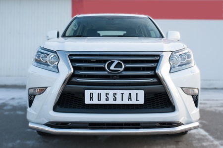 Защита переднего бампера d63 секции RUSSTAL Lexus GX (2014-2019) LGXZ-001838