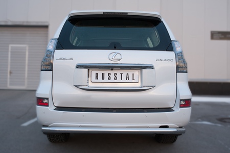 Защита заднего бампера d63 секции RUSSTAL Lexus GX (2014-2019) LGXZ-001848