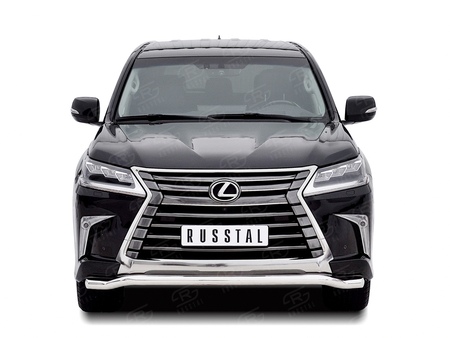 Защита переднего бампера d63 волна RUSSTAL Lexus LX (кроме F-Sport) (2015-2022) LLX4Z-002511