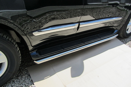 Защита штатного порога d57 Lexus LX 570 (2012-2022) LLX570-12-007