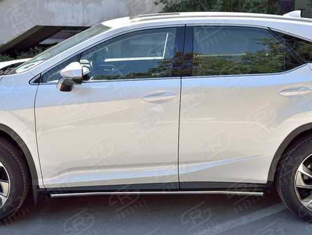Пороги труба  d42 секция вариант 1 RUSSTAL Lexus RX200t (2015-2021) LRX2T-0023691