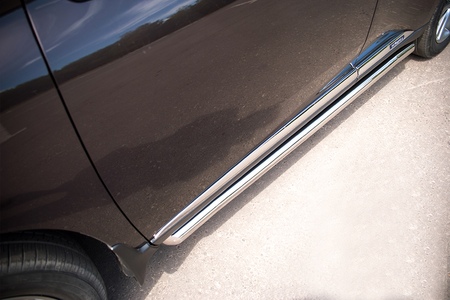 Пороги труба d63 RUSSTAL Lexus RX (2009-2012) LRXT-000405