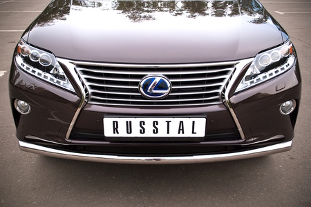 Защита переднего бампера d63 дуга RUSSTAL Lexus RX (2009-2012) LRXZ-000402