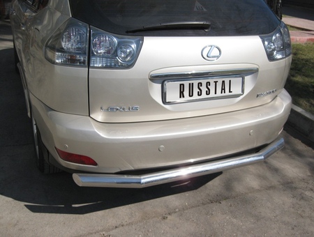 Защита заднего бампера d63 RUSSTAL Lexus RX330 (2003-2008) LRZ-000397