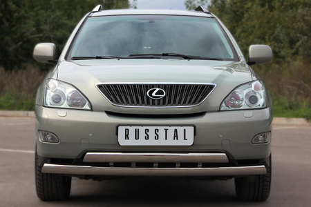 Защита переднего бампера d75х42/75х42 RUSSTAL Lexus RX330 (2003-2008) LRZ-000398