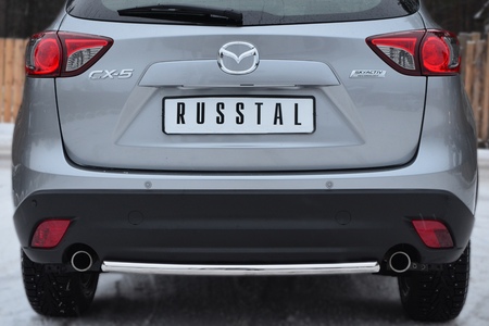 Защита заднего бампера d42 дуга RUSSTAL Mazda CX-5 (2011-2016) M5Z-001139