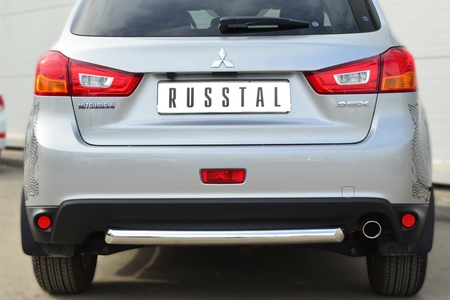 Защита заднего бампера d63 дуга RUSSTAL Mitsubishi ASX (2012-2016) MASZ-001327