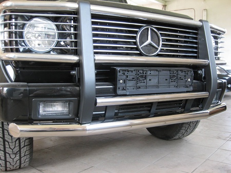 Защита переднего бампера d63х42 RUSSTAL Mercedes-benz G-class (1992-2012) MGZ-000340