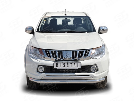 Защита переднего бампера d63 секция RUSSTAL Mitsubishi L200 (2014-2019) ML2Z-002244