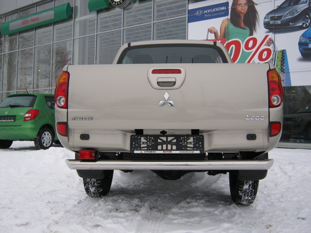 Защита заднего бампера d76 RUSSTAL Mitsubishi L200 (2010-2013) MLZ-001128