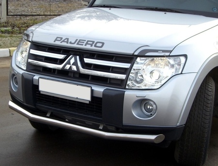 Защита переднего бампера d76 RUSSTAL Mitsubishi Pajero (2006-2011) MPZ-000133