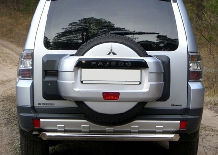 Защита заднего бампера d76 RUSSTAL Mitsubishi Pajero (2006-2011) MPZ-000134