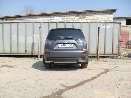 Уголки d57 Mitsubishi Outlander XL (2007-2010) MXL012