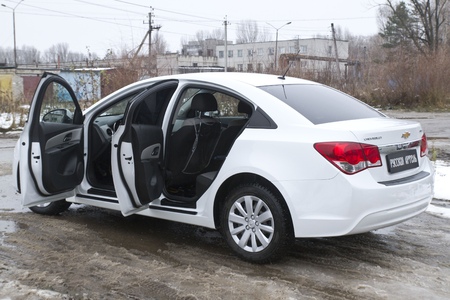 Накладки на внутренние пороги Русская Артель для Chevrolet Cruze (2009-2015) NC-153902