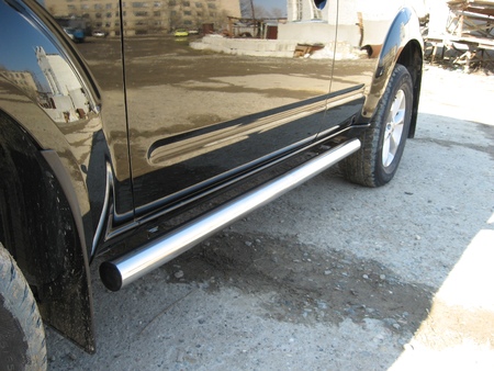 Защита порогов d76 труба Nissan Pathfinder (2011-2014) NIP11-004