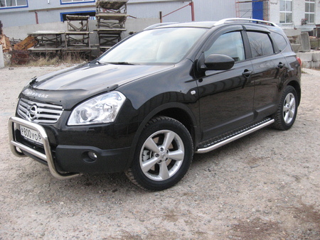Кенгурятник d57 низкий  Nissan Qashqai+2 (2007-2011) NIQ2004