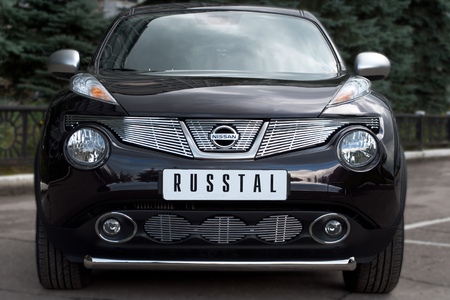 Защита переднего бампера d63 дуга RUSSTAL Nissan Juke 4X4 (2010-2014) NJ4Z-000880